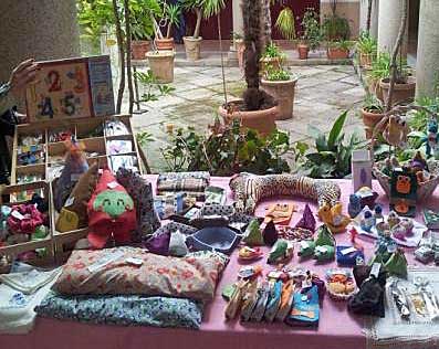 Small presents in fabric